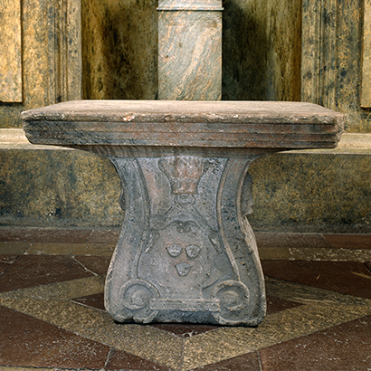 Stone table Tre Kronor Museum Renaissance Royal Palace