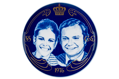 Commemorative plate from the Royal Wedding